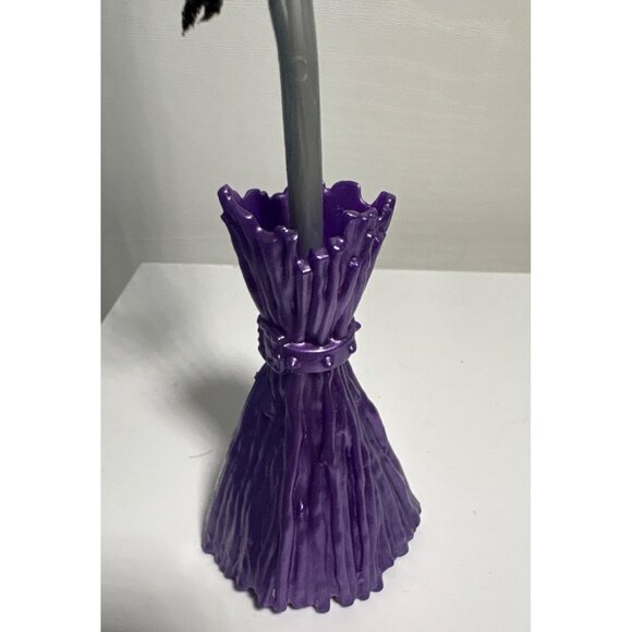 Monster High Doll Casta Fierce Broomstick Replacement Purple & Silver - Picture 4 of 5